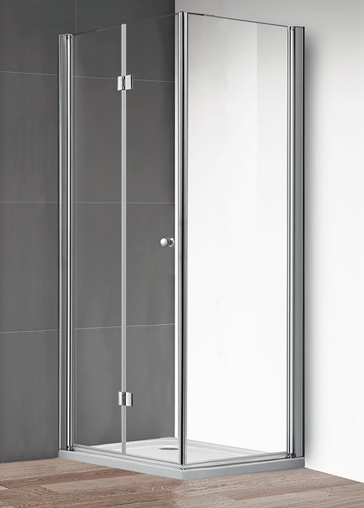 Приобрести cezares душевое ограждение eco 80х90 см, хром eco-o-ash-1-80/90-c-cr