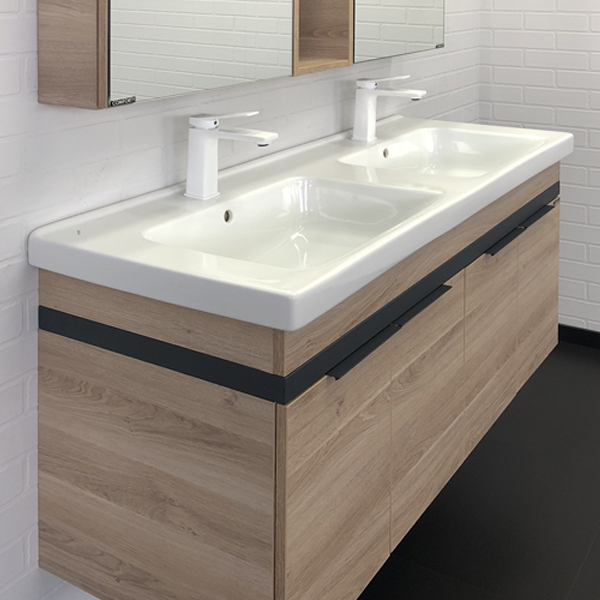 Приобрести сomforty тумба с раковиной "дуэт-125" дуб натуральный