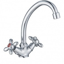 HAIBA Смеситель для кухни 217мм, хром HB-4927