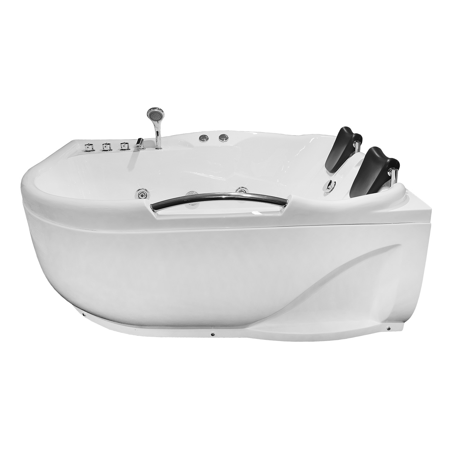 Приобрести loranto ванна акриловая с гидромассажем 170х120 см, белая, правосторонняя(cs-806rn)