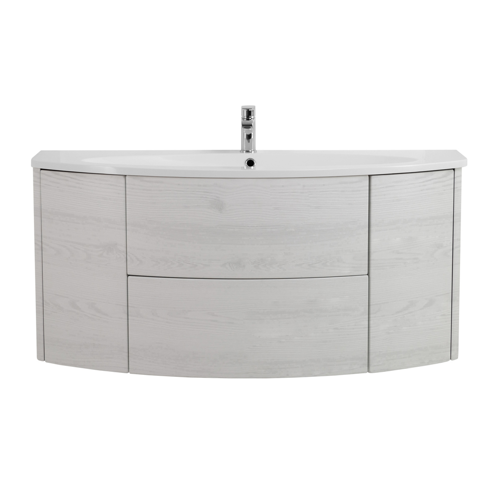 Приобрести cezares тумба подвесная с раковиной eden 121 см frassino bianco, светло серая 54418