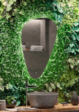 Continent Зеркало с подсветкой Voyage 70х100 см, белое