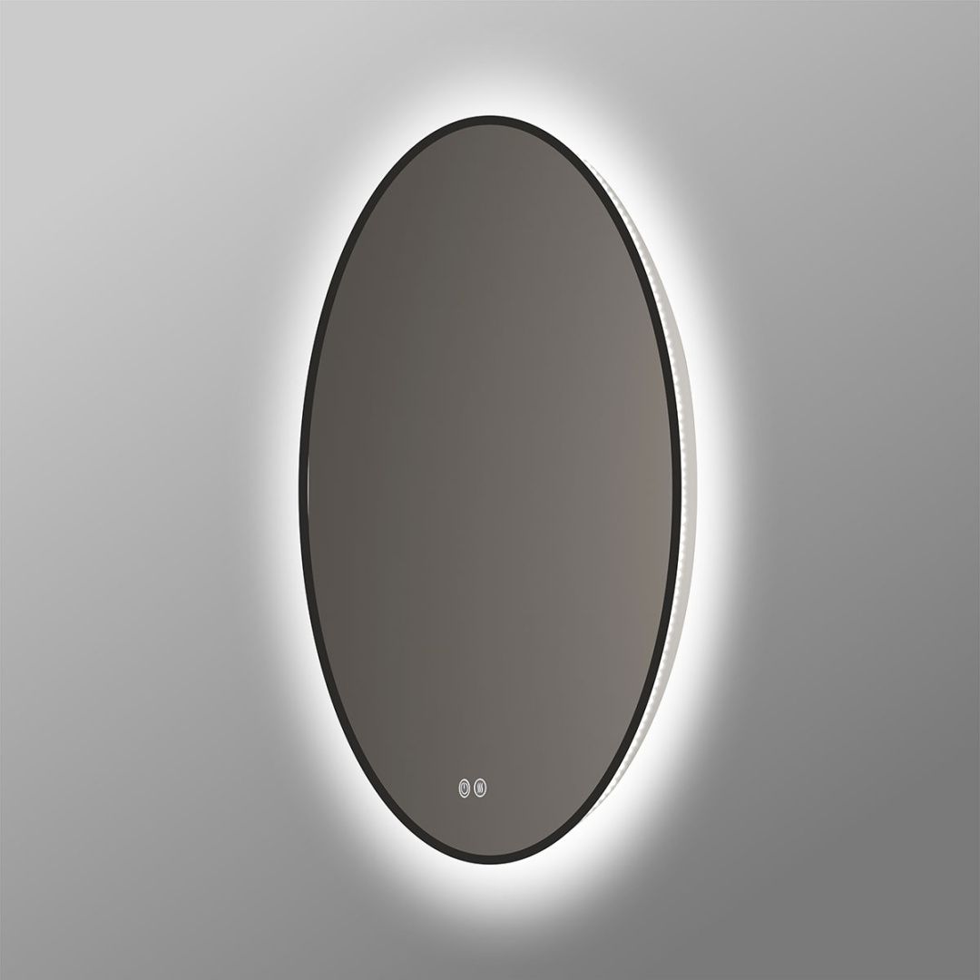 Приобрести vincea зеркало 80х80 см, с led подсветкой, сенсор, диммер, подогрев, черное vlm-3de800b-2