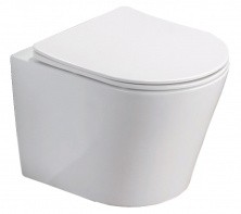 Azario унитаз подвесной Atrio безободковый с тонкой крышкой микролифт AZ-2330