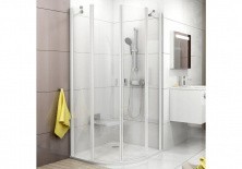 Ограждение душевое Ravak Chrome CSKK4 90 см 3Q170100Z1 белый/прозрачное