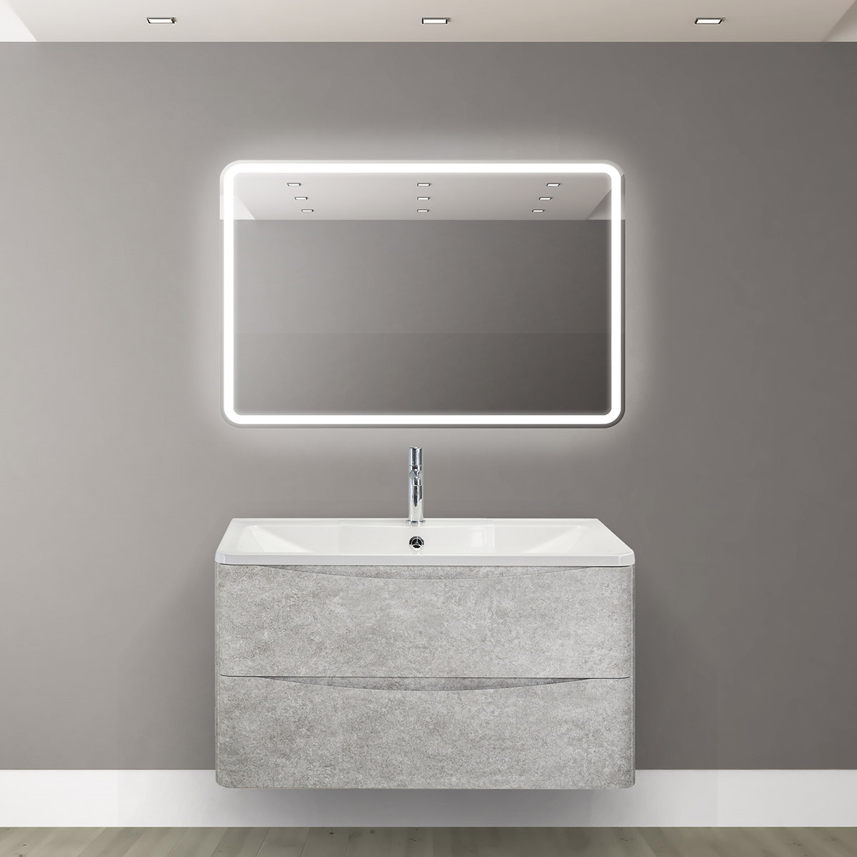 Приобрести belbagno зеркало 90х60 см spc-mar-900-600-led-btn