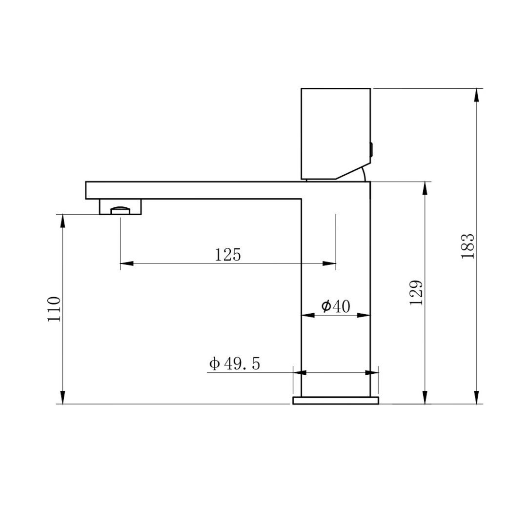 Приобрести смеситель для раковины wonzon & woghand, брашированное золото (ww-101-bg)