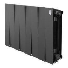 Royal Thermo Радиатор биметаллический Pianoforte 300 /Noir Sable ( черный графит ) - 8 секц.
