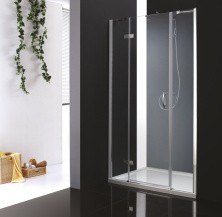Cezares Душевая дверь BERGAMO 185 см, хром BBERGAMO-W-B-13-100+60/30-C-Cr-L