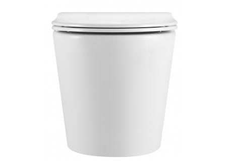 Приобрести triton подвесной унитаз verso 0832, безободковый с тонким сиденьем, микролифт