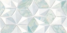 Декор настенный Alma Ceramica Nevada 50x24,9 голубой