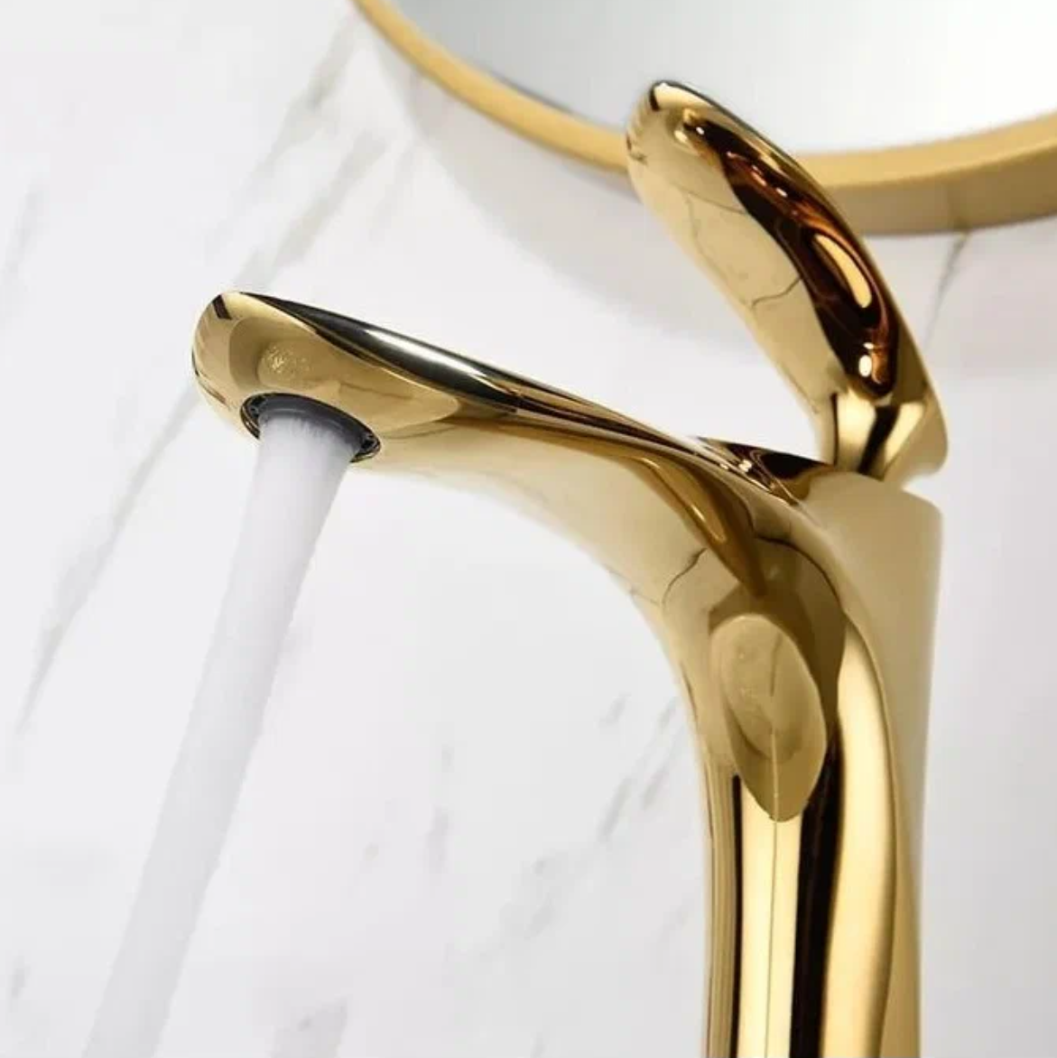 Приобрести grocenberg смеситель для раковины, золото gb2001go