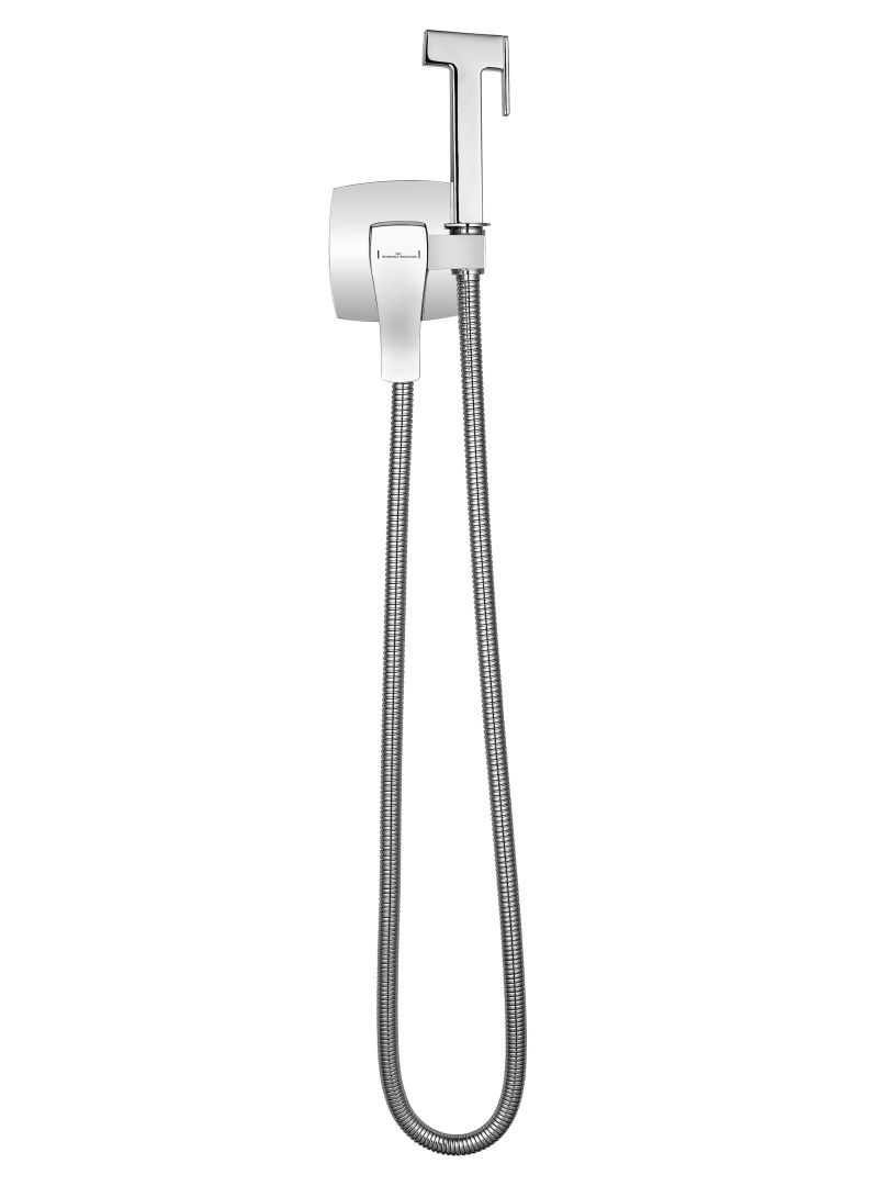 Приобрести смеситель с гигиеническим душем встраиваемый wonzon & woghand flex, хром (ww-88829072-cr)