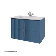 Caprigo Тумба с раковиной NOVARA 85 см, голубая, эмаль 34912 5