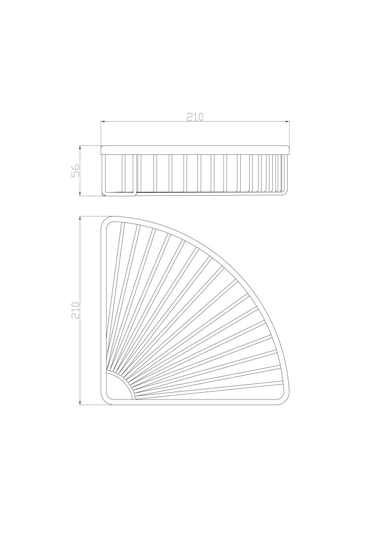 Приобрести полка для ванной угловая wonzon & woghand, хром (ww-4118)