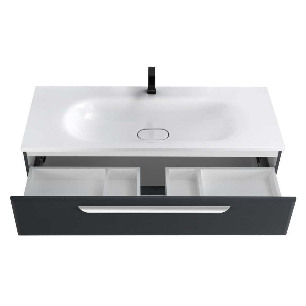 Приобрести cezares тумба подвесная с раковиной eco 120 см grafito, графит eco-1200-2c-so-gr-p