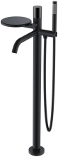 Boheme Смеситель для ванны Stick, напольный, черный 129-BB