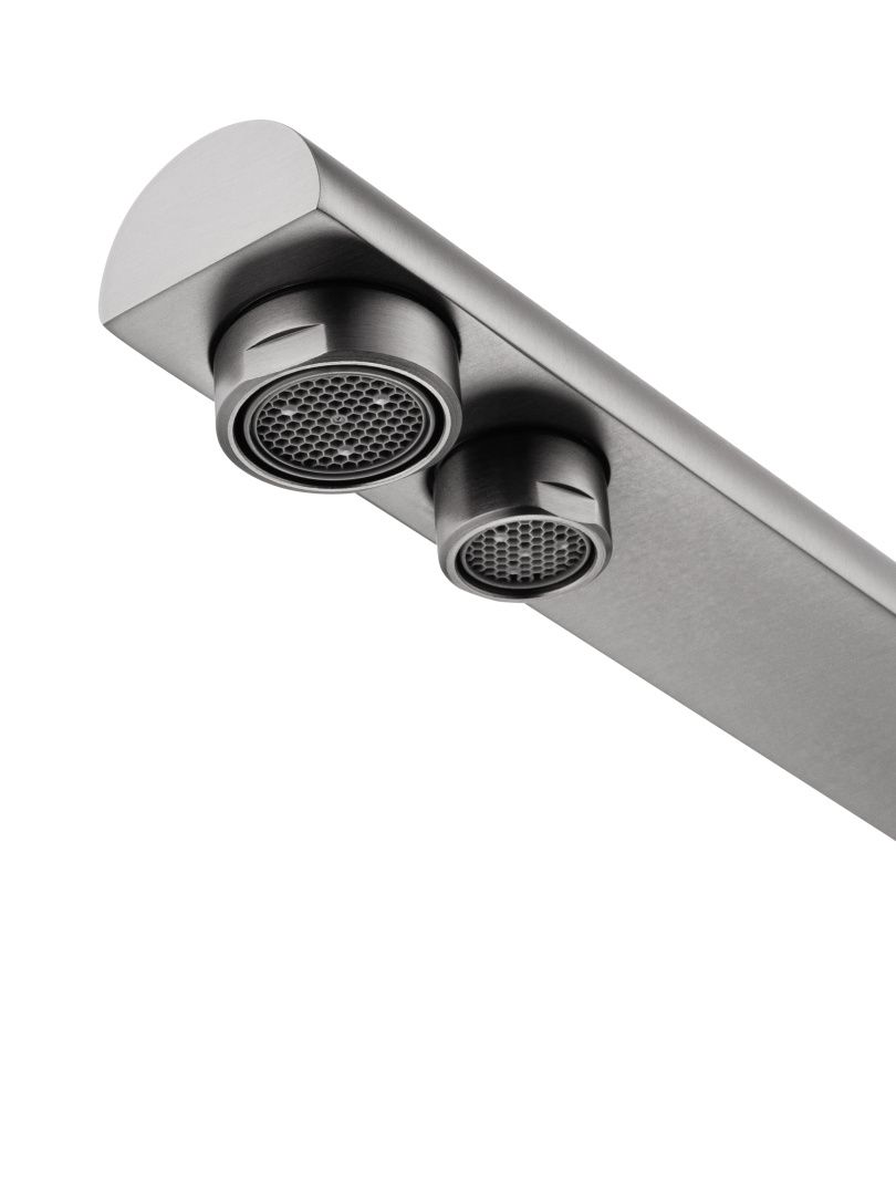 Приобрести смеситель для кухни с подключением фильтра wonzon & woghand, темный графит (ww-88458003-bgm)