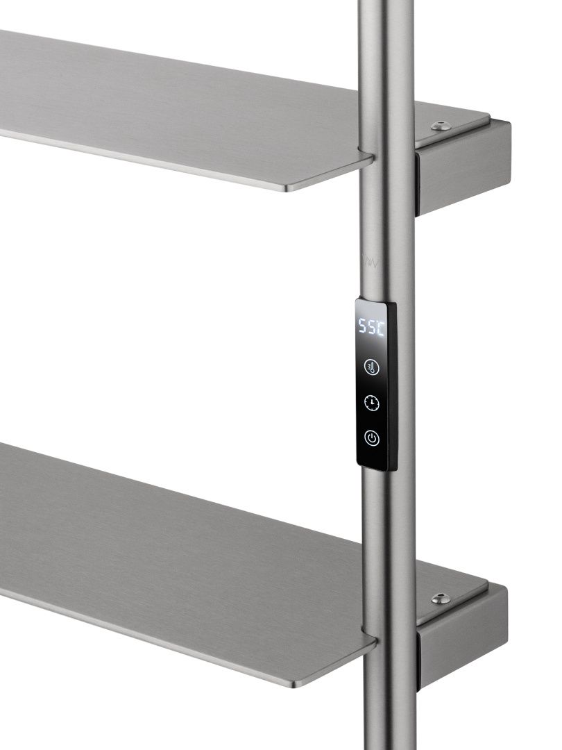 Приобрести полотенцесушитель электрический wonzon & woghand düsseldorf, брашированный никель (ww-a205-br)