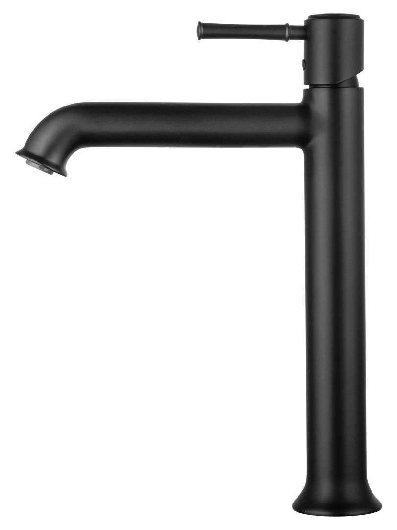 Приобрести смеситель для раковины высокий wonzon & woghand tor, черный матовый (ww-88019073-mb)