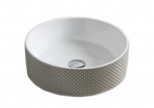 Раковина-чаша CeramaLux 40 см 78310, узор