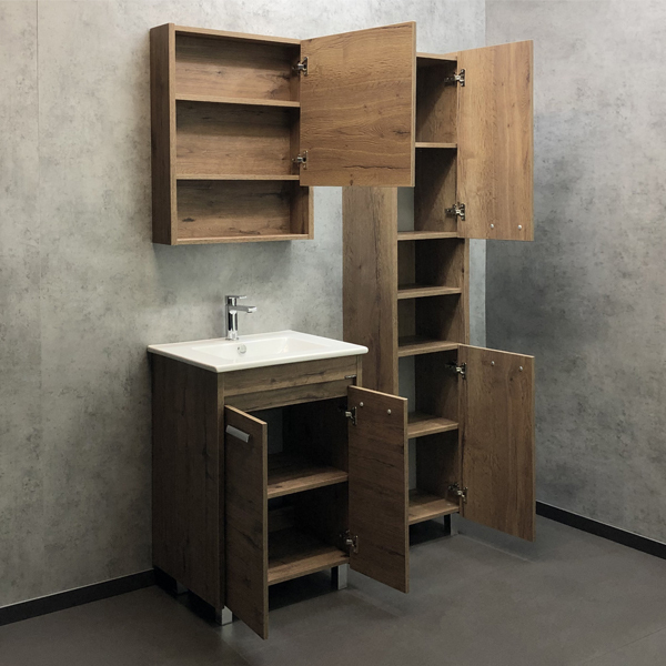 Приобрести сomforty тумба с раковиной "марио-60" дуб темный