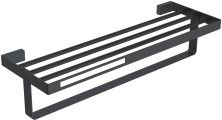 Boheme Полка для полотенец Q, черный 10947-B