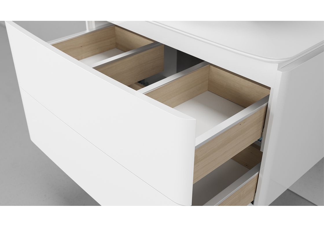 Приобрести тумба подвесная с раковиной velvex luna 60 см, белый