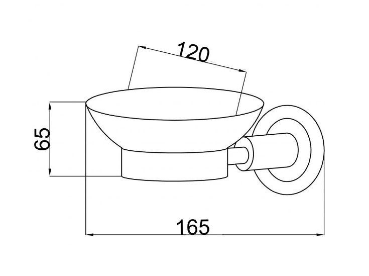 Приобрести boheme мыльница murano, бронза\белый 10903-w-br