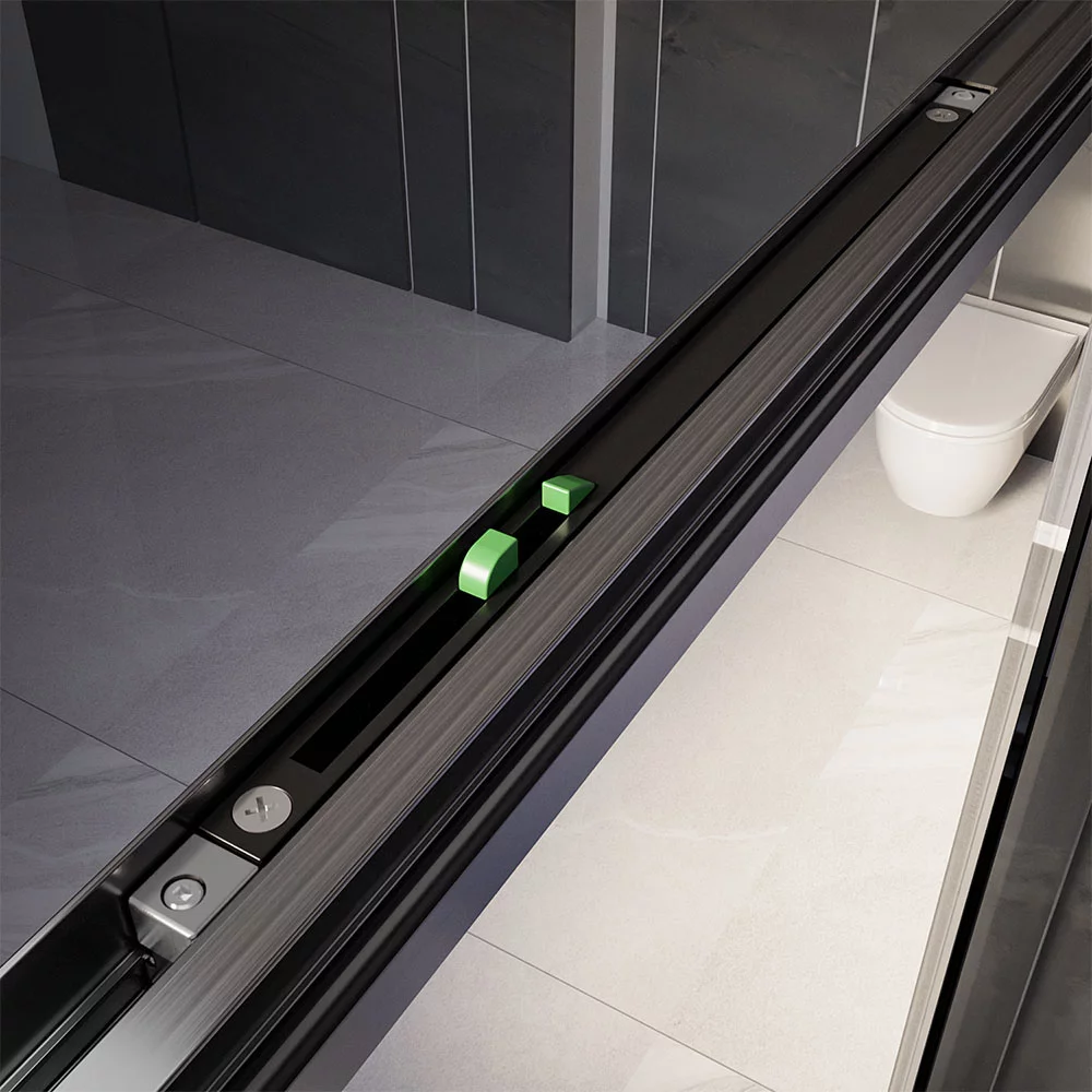 Приобрести veconi душевое ограждение premium trento 80х140 см, брашированный графит, прозрачное ptc30-sp-14080-gr-01-c4