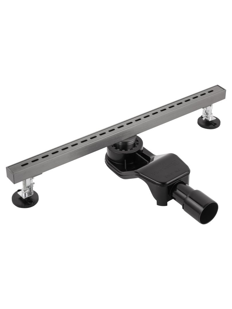 Приобрести душевой трап 60 см wonzon & woghand, темный графит (ww-65406m-gm)