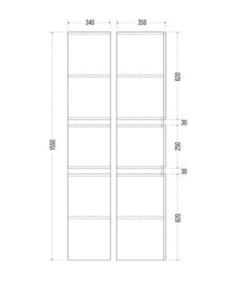 Приобрести mirsant пенал подвесной next 34 см, белый ут000058164