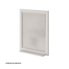 Caprigo Зеркало JARDIN 60 см, белое, эмаль