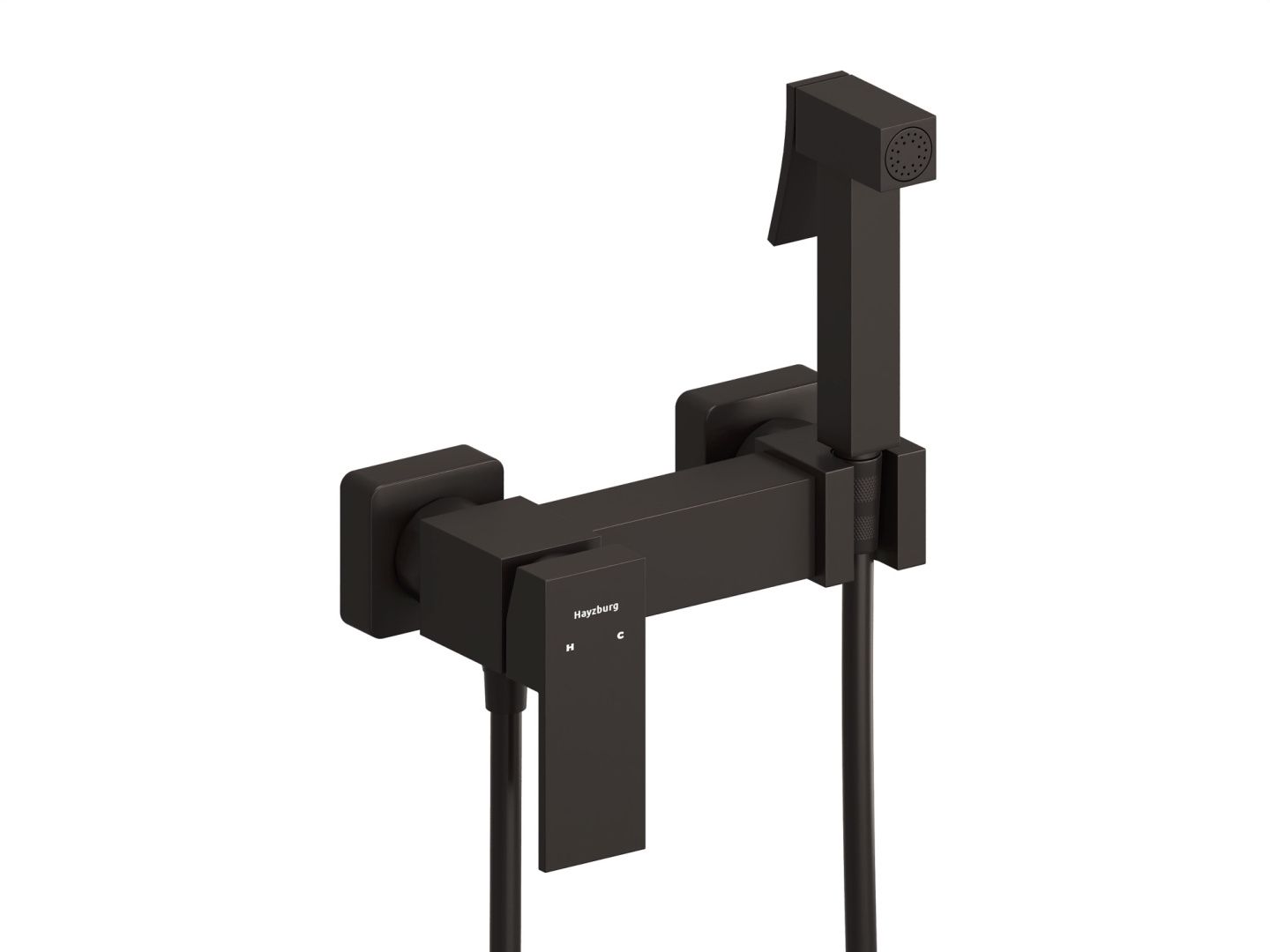 Приобрести hayzburg смеситель с гигиеническим душем, кофеин hb-1006ca