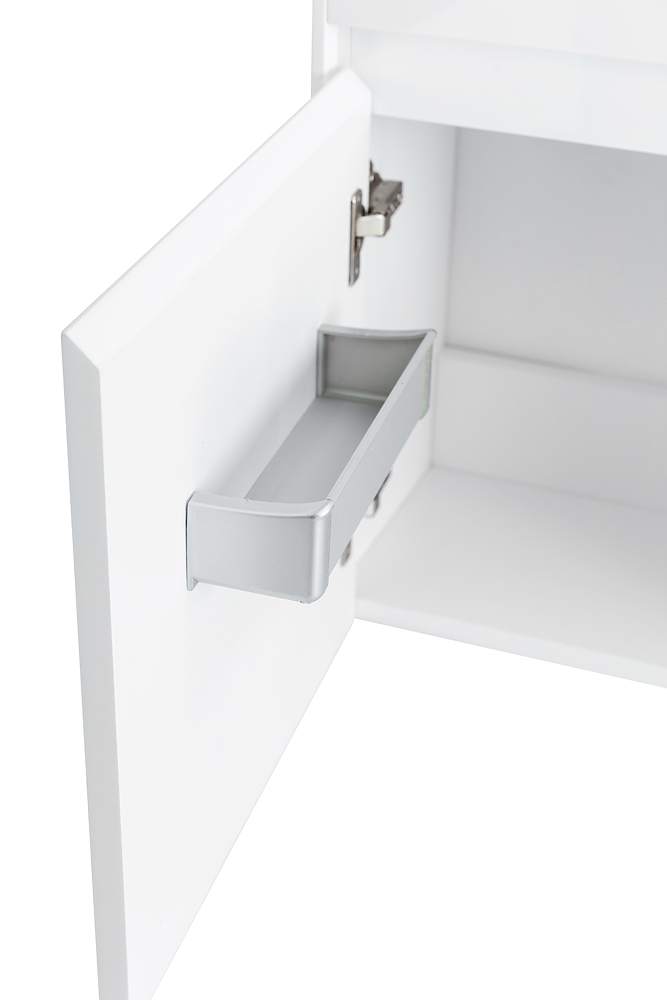 Приобрести belbagno тумба с раковиной pietra mini 46 см, подвесная с дверью 46-l bianco lucido, белая раковина