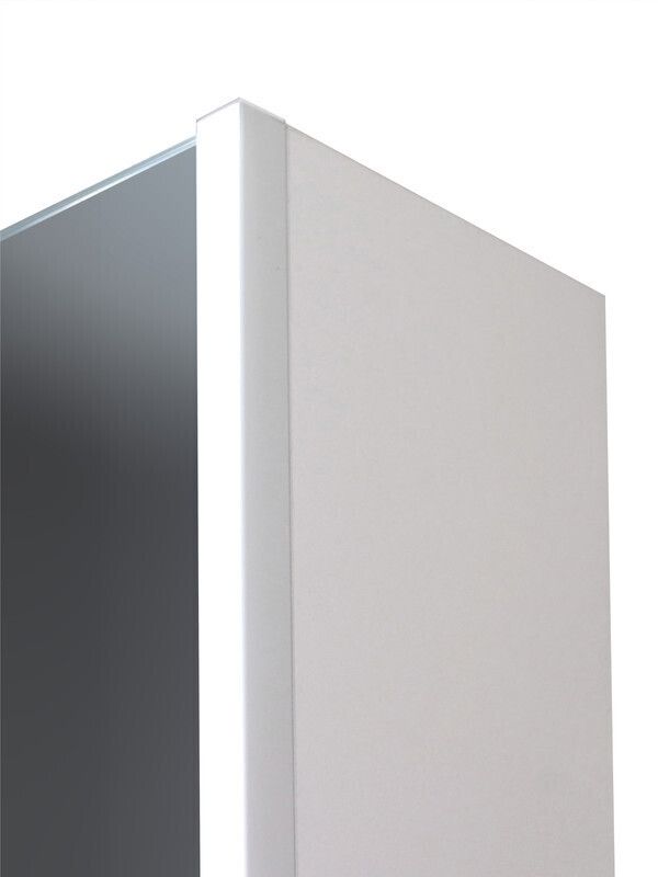 Приобрести continent зеркало шкаф с подсветкой lea foam 60х80 см, с дозатором жидкого мыла, бесконтакный включатель, белое