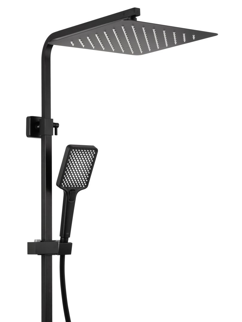 Приобрести душевая система wonzon & woghand cube 2.0, черный матовый (ww-88047068-mb)