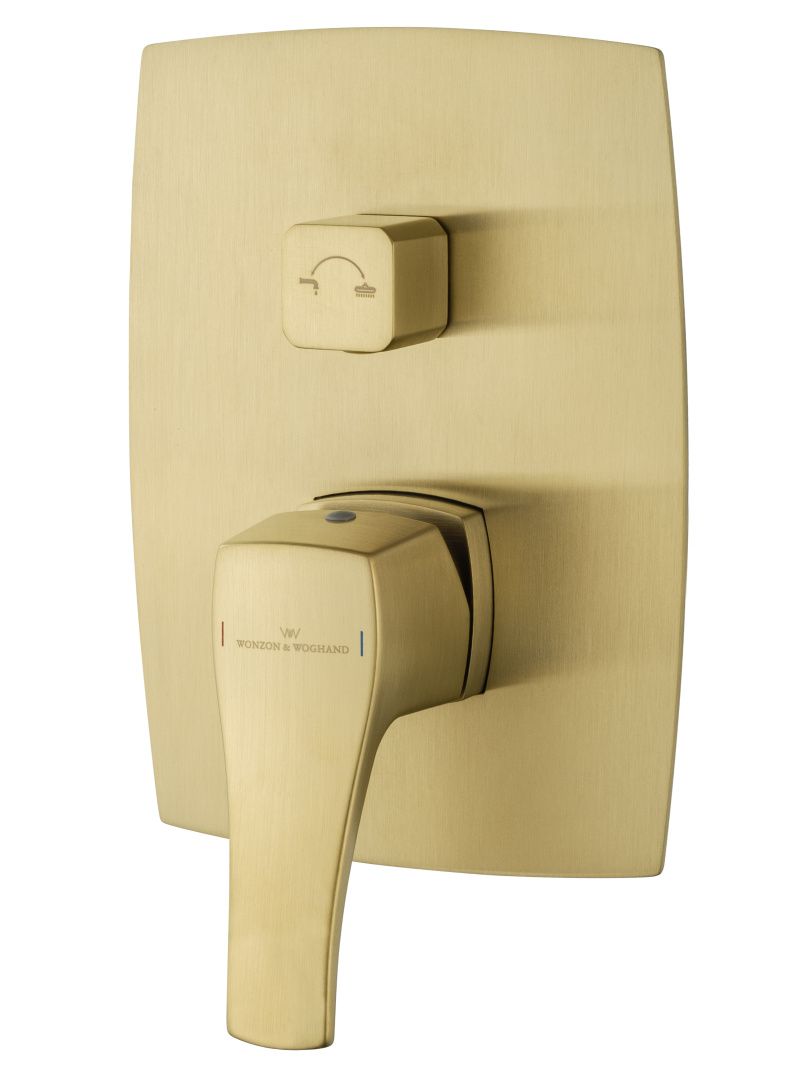 Приобрести душевая система встраиваемая wonzon & woghand flex, брашированное золото (ww-88939072-bg)