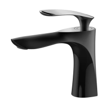 Grocenberg Смеситель для раковины, черный\хром GB2001BC