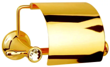 Boheme Держатель туалетной бумаги Chiaro золото\кристаллы 10241-G