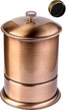 Boheme Ведро для мусора Royale Cristal, бронза\черный 10927-BR-B