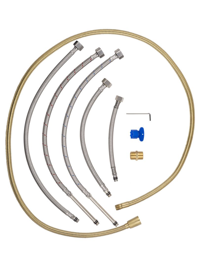 Приобрести смеситель на борт ванны wonzon & woghand steam, брашированное золото (ww-88659008-bg)