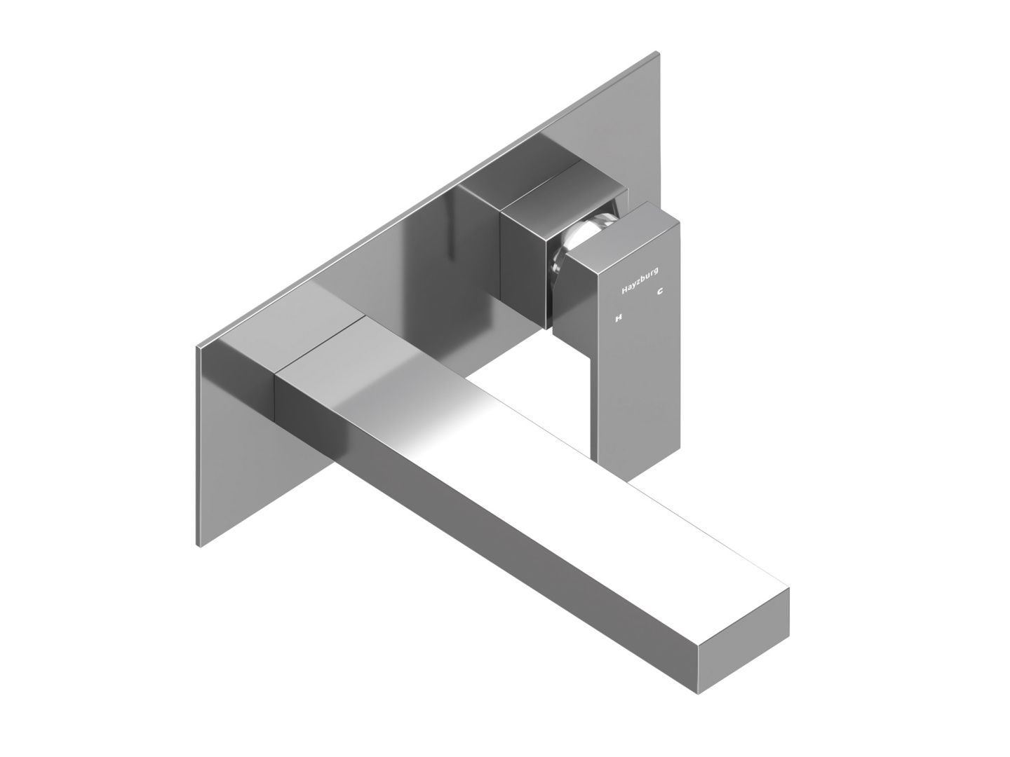 Приобрести hayzburg настенный смеситель для раковины, хром hb-1003ch