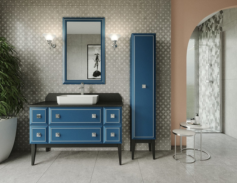 Приобрести caprigo пенал напольный metropol 35 см, правосторонний, темно синий 13750.30r-061.crm.00.20/020.05