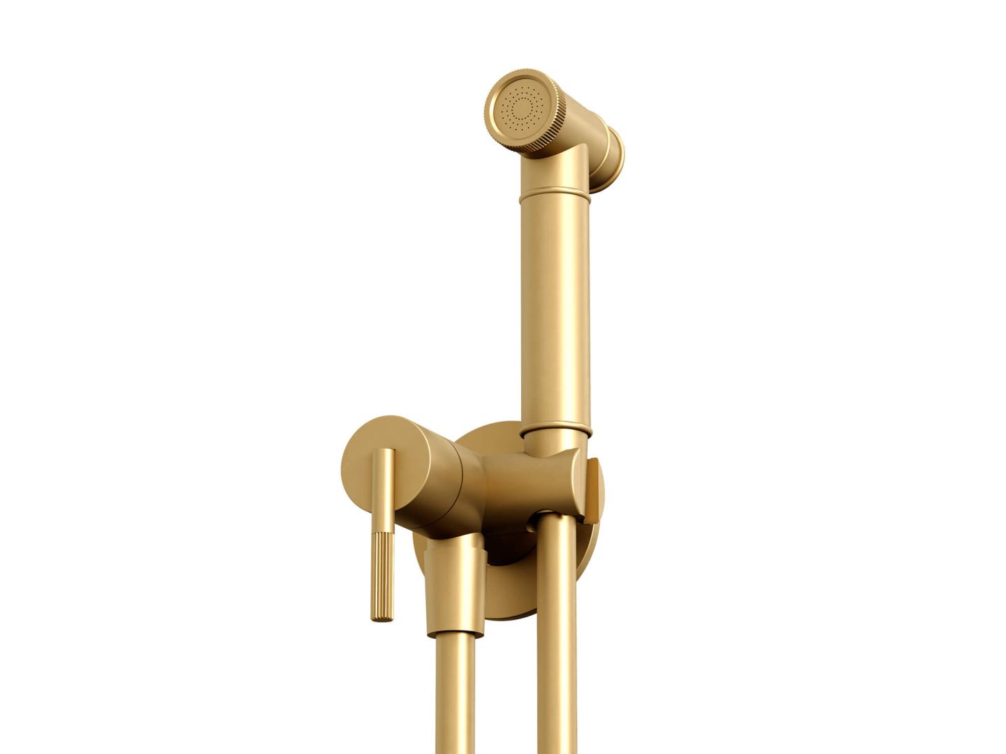 Приобрести hayzburg встраиваемый смеситель с гигиеническим душем, ( на одну воду), золото матовое hb-4005-3bg