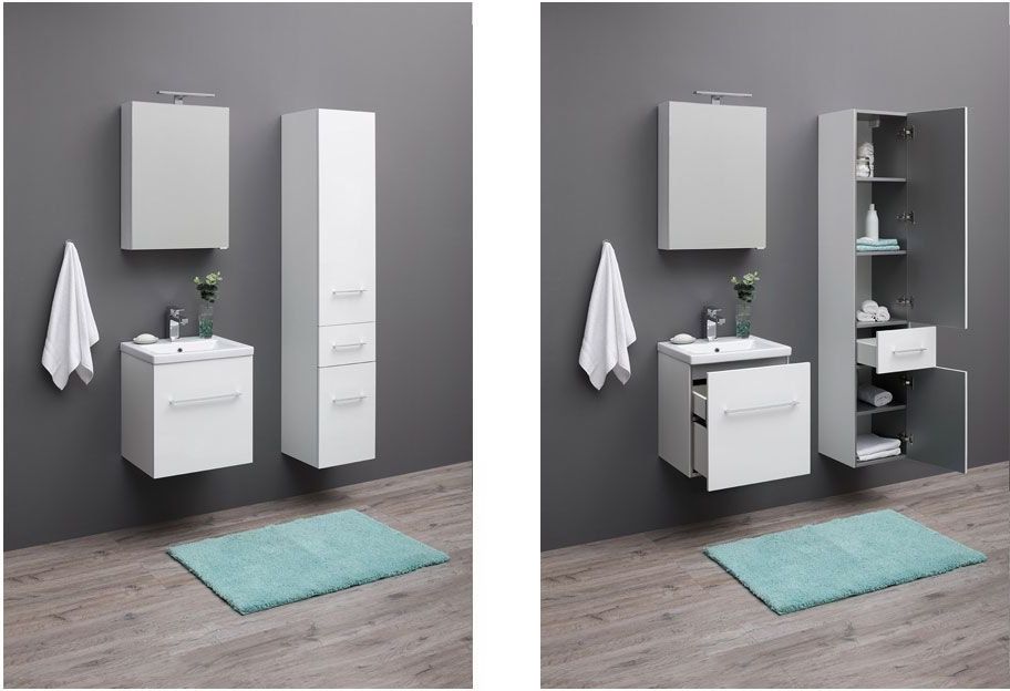 Приобрести aquanet тумба с раковиной порто 50 см, белая 00212575