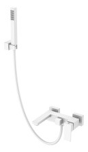 Boheme Смеситель для ванны Qubic Matt White 473-MW