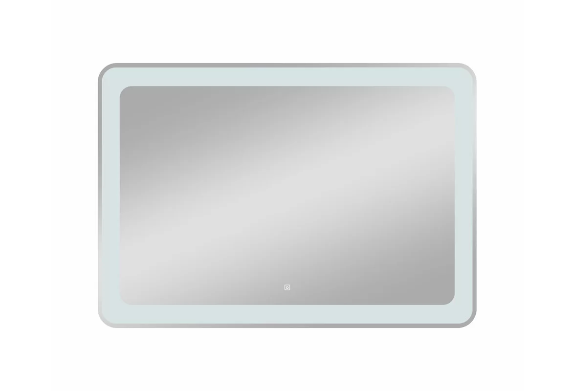 Приобрести continent зеркало с подсветкой velvette 100х70 см, белое