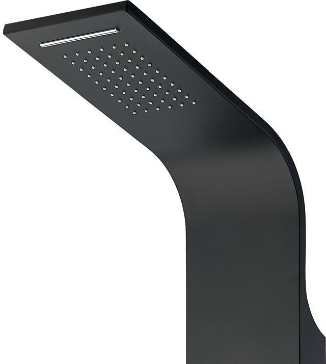 Приобрести aquanet душевая панель galaxy black 150 см с гидромассажем и изливом