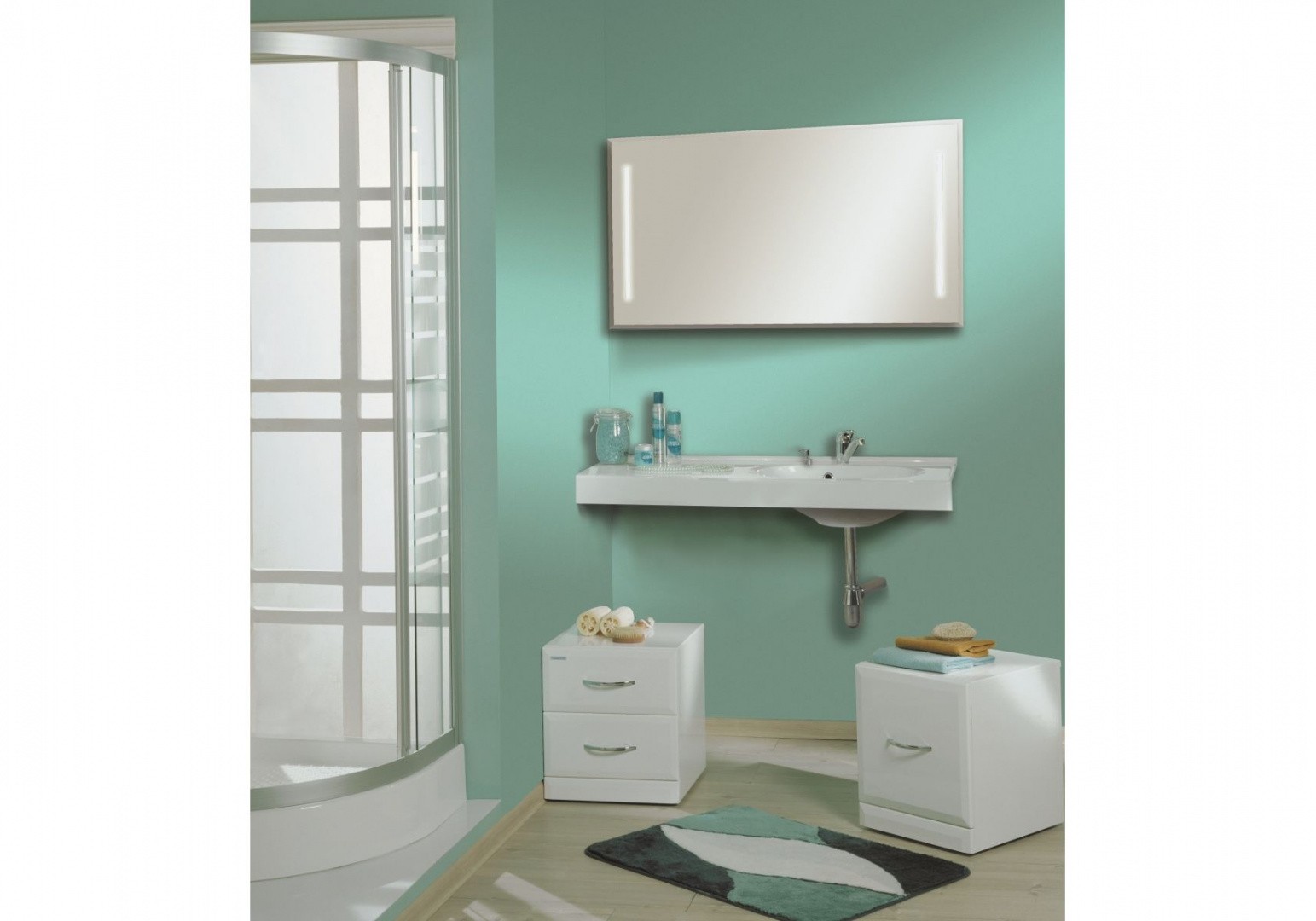 Приобрести раковина отель 1000 мм, материал литьевой мрамор, цвет белый.